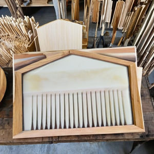 Custom Eco-Friendly Buffalo Camel Bone <b>Comb</b> Stylish Pattern Natural Hair Styling <b>Wooden</b> Crafts <b>Wooden</b> Boxes Wall Decorations - Product Image 1