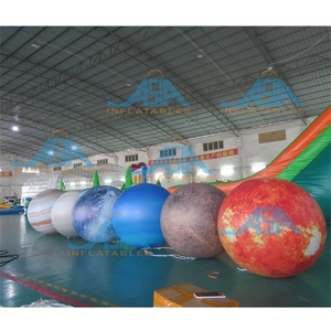 Décoration de fête Ballons gonflables planètes Terre Lune Jupiter Saturne Uranus Neptune Mercure Vénus - Product Image 4