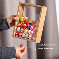 Cadre 3D transparent double face creux pour fleurs séchées, figurines, peluches et objets de collection – Vente en gros à prix réduit