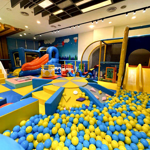 ชุดเครื่องเล่นในร่มเชียร์แอมิวส์เมนท์ ชุดของเล่นนุ่มนิ่มสำหรับเด็ก สวนสนุกในร่ม - Product Image 1