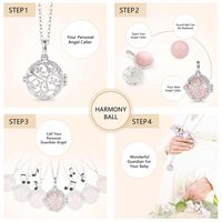 Pendentifs de Grossesse Bola Appel aux Anges Vente en Gros Argenté Boîte Magique Harmonie pour Maman