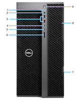 Station de travail Precision T7960 Intel Xeon W5-3425 12 cœurs 24 threads 1500W RTX 4500 Ada 32 Go RAM 1 To SSD Tour d'entreprise en stock