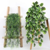 Ensemble de plantes artificielles suspendues en plastique YM Wholesale pour la décoration de mariage, de fête, de maison et de bureau – Faux lierre et fougère tombants