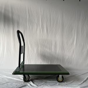 Chariots à plateau en acier antidérapants personnalisables Conception à quatre roues pour le transport de biens personnels dans les entrepôts OEM pris en charge - Product Image 4