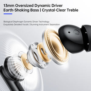 Беспроводные наушники VALDUS 2025 с сенсорным экраном, Bluetooth 5.3, TWS, 6 микрофонами, ANC+ENC, чипсетом JL, сенсорным управлением - Product Image 4