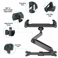 Support de tablette pour appuie-tête de voiture pour siège arrière, pliable à 360° °   Support rotatif pour téléphone et tablette, support universel pour siège arrière