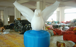 BOYI Rooftop Show Publicidad modelo Inflable Pájaro palomas <span class=keywords><strong>paloma</strong></span> blanca - Product Image 3