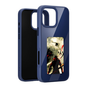 Étui de téléphone NFC E Ink TPU+PC avec écran 16/15/14/13 Pro Max, design holographique de luxe personnalisé anti-chute, 240x416 - Product Image 3
