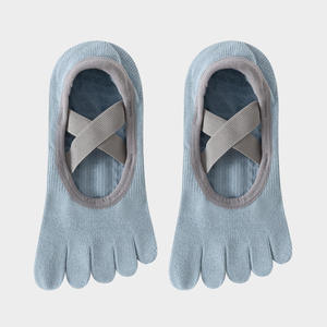 Calcetines de Yoga Personalizados, Calcetines Deportivos Específicos para Pilates para Mujer, Absorbentes de Sudor, Cinco Dedos, Antideslizantes para Interiores, Calcetines Profesionales - Product Image 5
