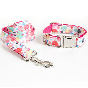 <span class=keywords><strong>Collar</strong></span> para Perro con Diseño Infantil Estampado a Color y Correa para Pasear al Aire Libre, Combinados con Lazos Delicados y Adorables - Product Image 4