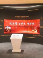 Layar Digital Signage OLED Lengkung 4K UHD untuk Pusat Perbelanjaan, Toko Ritel Unggulan, dan Showroom Merek