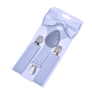 Wholesale Child Kids <strong>Suspenders</strong> <strong>Bow</strong> <strong>Tie</strong> <strong>Set</strong> Adjustable Elastic <strong>Suspender</strong> <strong>Set</strong> for Boys and Girls - Product Image 4