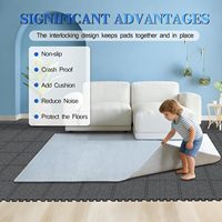 Tapis de sol emboîtables de haute qualité, antidérapants, anti-vibrations, insonorisants, couvertures acoustiques pour la décoration intérieure