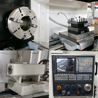 Torno CNC de bancada plana QK1332 para la industria petrolera con controlador GSK, para roscado de tuberías de 80-320 mm para acoplamiento de tubos de revestimiento API