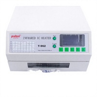 SMD T962 untuk Pematrian X 180 Desktop Infrared BGA Reflow Oven 235mm T-962 Rework IC SMT 800W Heater 220V Garansi 1 Tahun Baru