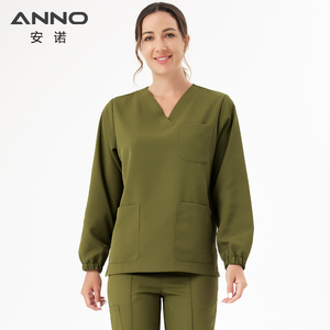 Uniforme médico UltraSoft Serenity Scrubwear Recién llegado Manga larga Usable en otoño e invierno - Product Image 2
