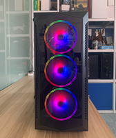 AntarcChill con Doble Cristal en la Parte Delantera e Izquierda, Chasis de PC de Alta Calidad para Gamers