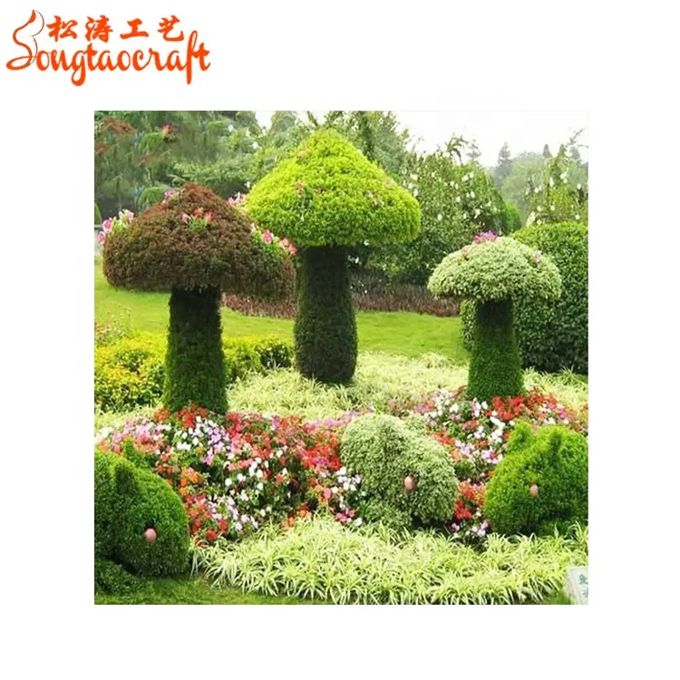 Pabrik Grosir Murah Pohon Topiary Bola Topiary Kawat Bingkai Hewan untuk Pernikahan Rumah Dekorasi Taman