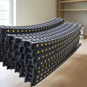 חלק yodel הנתב cnc כבל חשמלי חוט גמיש 25*25 שרשרת גרירה כבל מנשא פתוח לנתב - Product Image 1