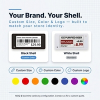 Etiqueta de Precio Electrónica E Ink de 2.13 Pulgadas, Etiqueta Digital para Estantes, Resistente al Agua, Pantalla ESL para Supermercados y Comercios Minoristas