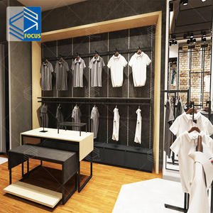 Magasin personnalisé Porte-vêtements <span class=keywords><strong>Sous</strong></span>-vêtements Magasin de vêtements Comptoir Magasin de vêtements Aménagement d'intérieur Magasin de vêtements Comptoir - Product Image 4