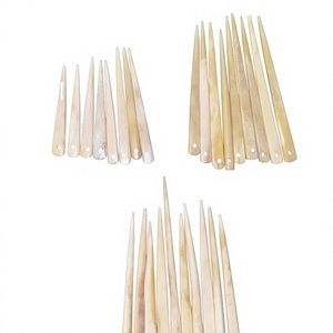 Agujas de Tejer Hechas a Mano con Hueso de Búfalo Natural, Ecológicas y Personalizadas por FAIZA CRAFT - Product Image 1