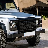 Grille avant centrale ABS, pièces automobiles, grille de pare-chocs avant, grilles de voiture, remplacement pour Land Rover Defender 1998-2019