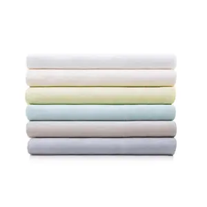 Popular Viscose 100% Bamboo Fiber 300 Thread Count Solid Color Lyocell Bedsheets Home Bedding Fabric