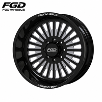 Jantes forgées polies FGD plus grandes 8x170 8x6.5 8x180 6/8 trous 22x12 24x14 26x14 26x16 pour GMC Sierra 2500 Ford F250 F350 RAM 2500