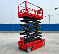 Plateforme de travail aérienne électrique hydraulique à ciseaux, hauteur de travail 5,8m-13,8m, capacité de charge 230kg-450kg, pour espaces étroits