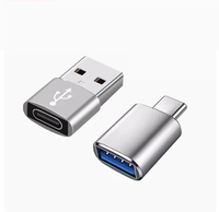 DAJIANG Adaptor USB C ke USB 3.0 Female Transfer Data Kecepatan Tinggi Bahan ABS Baru untuk Ponsel/Laptop