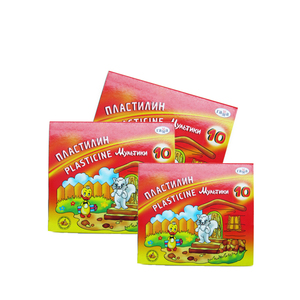 Bán Buôn 10-Màu Sắc Thân Thiện Với Môi Mềm Playdough Không Độc Hại DIY Kit Với Mini Cao Su Cho Trẻ Em Mới Bắt Đầu Điêu Khắc Fluffy Slime Đồ Chơi - Product Image 4