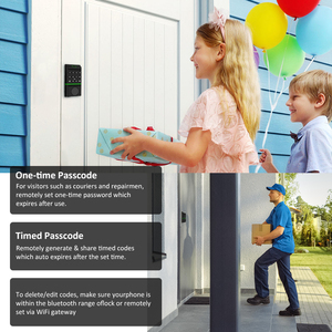 Vân tay thông minh khóa cửa sifely khóa điện tử sinh trắc học cửa xử lý khóa, nội thất/Nhập/phòng ngủ cửa ra vào, hỗ trợ OEM - Product Image 3