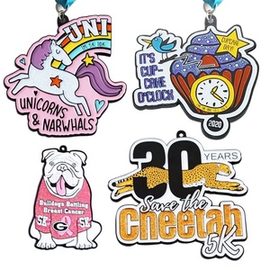 Manufacturers Wholesale Design Activity Theme Award <b>Metal</b> Commemorative Graduation Medals Sports Custom Colours Glitter Medal - Product Image 1