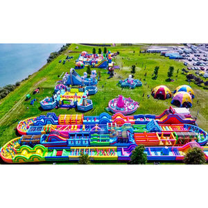 <span class=keywords><strong>Parc</strong></span> d'attractions gonflable commercial enfants adultes videur gonflable extérieur jeux de Sport parcours d'obstacles terrains de jeux <span class=keywords><strong>parc</strong></span> à thème - Product Image 3