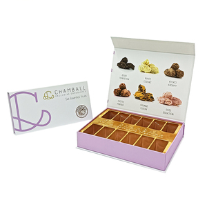 Recyclable Custom Gift <b>Box</b> Packaging Exquisite Gold <b>Party</b> Chocolate Packaging <b>Box</b> Luxury Chocolates <b>Box</b> - Product Image 3