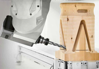 Con alta calidad, alta precisión, aluminio personalizado, acero, Material metálico, componentes de ingeniería de forma grande, enrutador CNC de 5 ejes