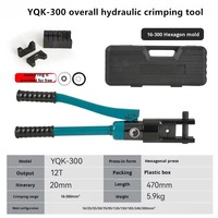 Alicates Hidráulicos Manuales YQK-70/120/240/300/400 Herramienta de Engarzado de Terminales de Cobre y Aluminio de Acero con Alto Contenido de Carbono
