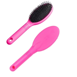 100% Extensions de cheveux humains et synthétiques noir rose boucle brosse outils de salon emmêlés pour perruques - Product Image 4