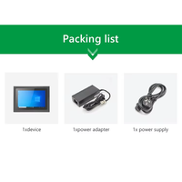 Computadora Industrial Integrada Robusta de 12.ª Generación con Pantalla Táctil Core I3/I5/I7 para Aplicaciones Industriales, Panel PC con SSD de 256 GB en Stock