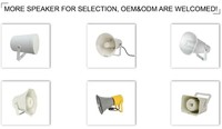 Unité de commande étanche IP66 100 V 30 W pour haut-parleur et cornet de mosquée