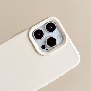 Funda de teléfono móvil de silicona suave con logotipo personalizado para iPhone <span class=keywords><strong>15</strong></span> y 16, funda de teléfono con protección de cámara para iPhone 14 Pro 13 Pro Max - Product Image 4