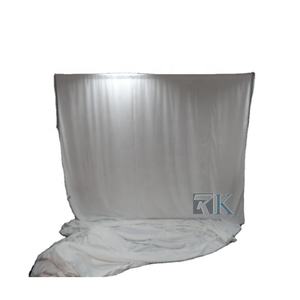 Ensemble de tubes télescopiques pour draperie blanche, support de toile de fond stable et solide, kit de tubes - Product Image 1