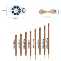 Poteau de soutien en fibre de coco écologique à prix abordable pour plantes grimpantes d'intérieur, petit support suspendu pour jardin domestique