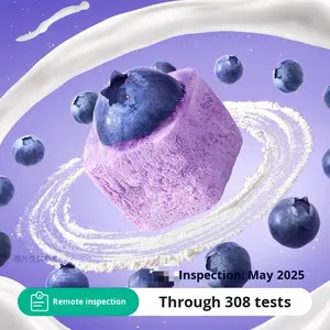 Zhongbao 동결 건조 과일 간식 신선한 FD 블루 베리 칩 달콤한 노란색 복숭아 조각 망고 대량 건조 30g - Product Image 3