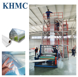 Extrudeuse de film plastique mono-couche <span class=keywords><strong>mini</strong></span> extensible HDPE LDPE PE pour l'agriculture, machine de soufflage de film en polyéthylène, vis de filetage, bon prix - Product Image 4