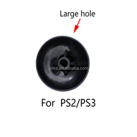Capuchon de joystick en plastique type champignon pour PS2, PS3, PS4, PS5, PC, pour manette à petit trou avec design spécial tête de champignon
