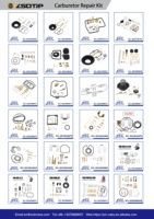 Kit de réparation de carburateur à diaphragme, kit complet de carburateur, aiguille de flotteur à diaphragme pour XV250 XV250S