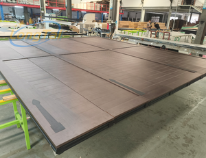 LongTai Ferme Moderne Extérieur <span class=keywords><strong>Porte</strong></span> <span class=keywords><strong>de</strong></span> <span class=keywords><strong>Garage</strong></span> en Bois Véritable Rustique Tudor Ranch Carriage Stamp Portes <span class=keywords><strong>de</strong></span> <span class=keywords><strong>Garage</strong></span> Résidentielles en Bois - Product Image 6