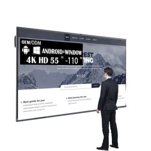 Tableau blanc interactif LED tactile à <span class=keywords><strong>20</strong></span> points (stylo/doigt) ZDHQ 75 pouces 4K pour l'école et le bureau - Product Image 1